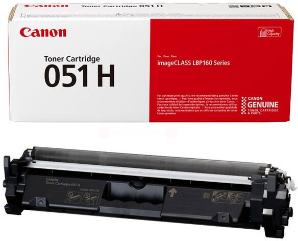 Canon Original Canon 2169 C 002 / 051H Toner schwarz, 4.000 Seiten, 2,46 Rp pro Seite - ersetzt Canon 2169C002 / 051H Tonerkartusche