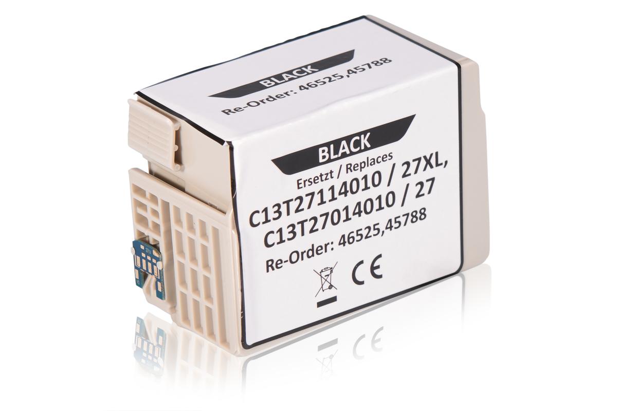 TonerPartner Kompatibel zu Epson C 13 T 27114010 / 27XL Tintenpatrone schwarz, 1.100 Seiten, 1,12 Rp pro Seite, Inhalt: 30 ml von TonerPartner