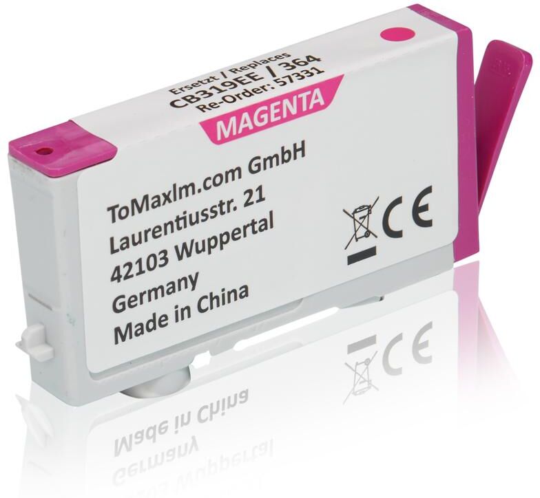 TonerPartner Kompatibel zu HP CB 319 EE / 364 Tintenpatrone magenta, 525 Seiten, 0,89 Rp pro Seite, Inhalt: 3 ml von TonerPartner