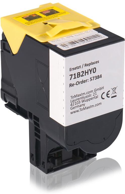 TonerPartner Kompatibel zu Lexmark CS 517 de Toner (71B2HY0) gelb, 3.500 Seiten, 2,74 Rp pro Seite von TonerPartner