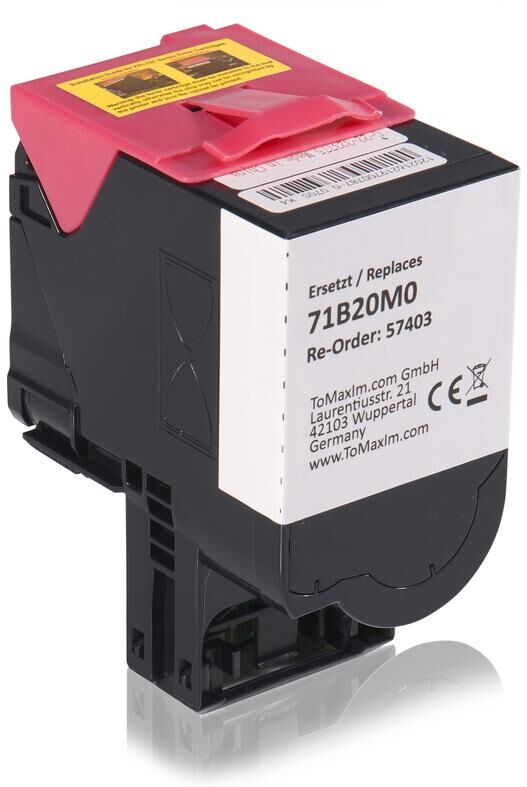 TonerPartner Kompatibel zu Lexmark 71B20M0 Toner magenta, 2.300 Seiten, 3,11 Rp pro Seite - ersetzt Lexmark 71B20M0 Tonerkartusche von TonerPartner