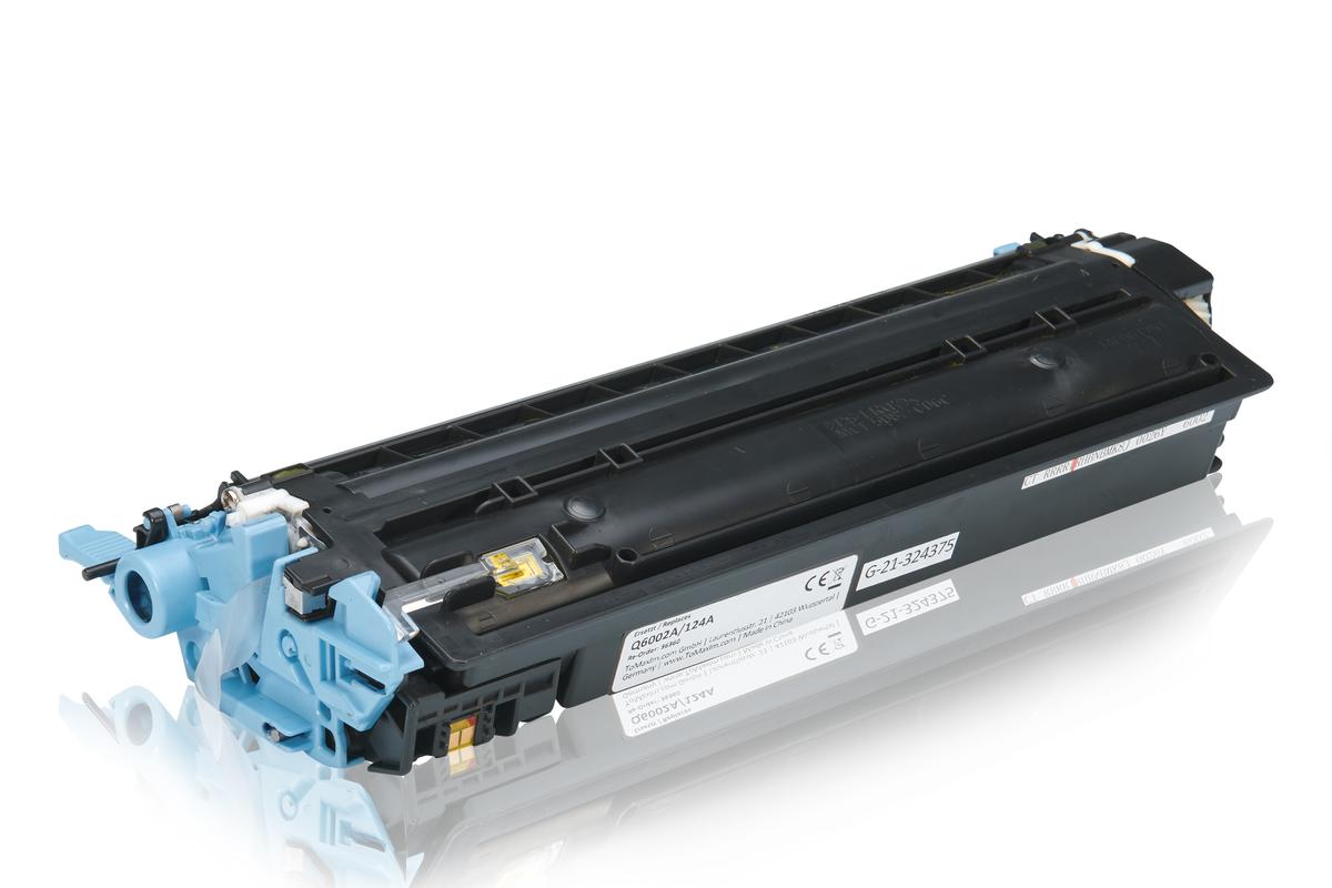 TonerPartner Kompatibel zu HP LaserJet CP 2600 Toner (124A / Q 6002 A) gelb, 2.000 Seiten, 1,54 Rp pro Seite von TonerPartner