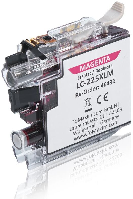 TonerPartner Kompatibel zu Brother MFC-J 5625 DW Tintenpatrone (LC-225 XL M) magenta, 1.200 Seiten, 0,98 Rp pro Seite, Inhalt: 15 ml von TonerPartner