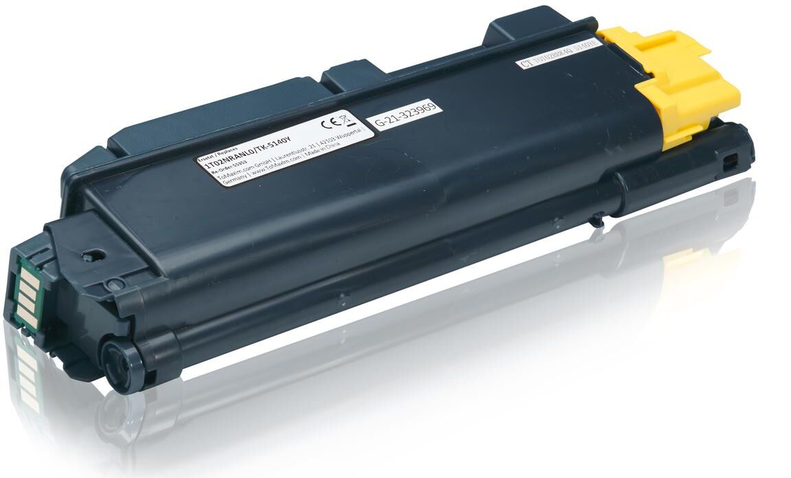 TonerPartner Kompatibel zu Kyocera 1T02NRANL0 / TK-5140 Y Toner gelb, 5.000 Seiten, 1,6 Rp pro Seite von TonerPartner