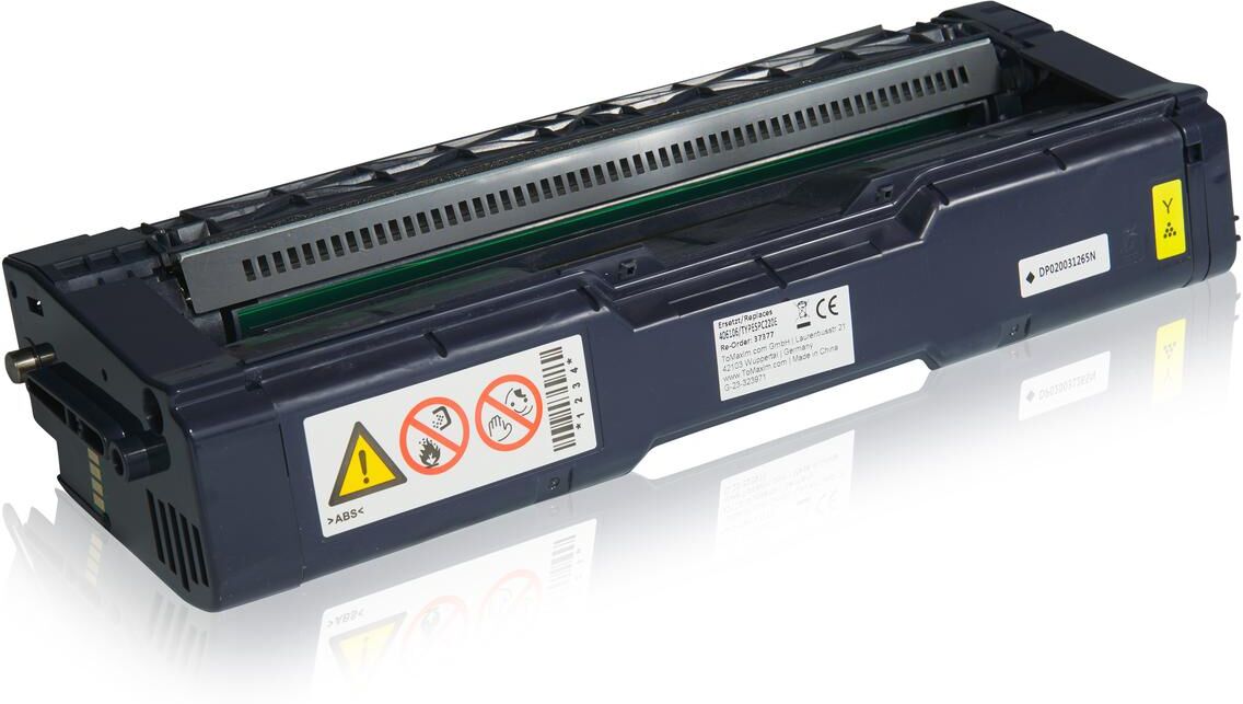 TonerPartner Kompatibel zu Lanier SP C 222 DN Toner (TYPE SPC 220 E / 406106) gelb, 2.000 Seiten, 2,93 Rp pro Seite von TonerPartner