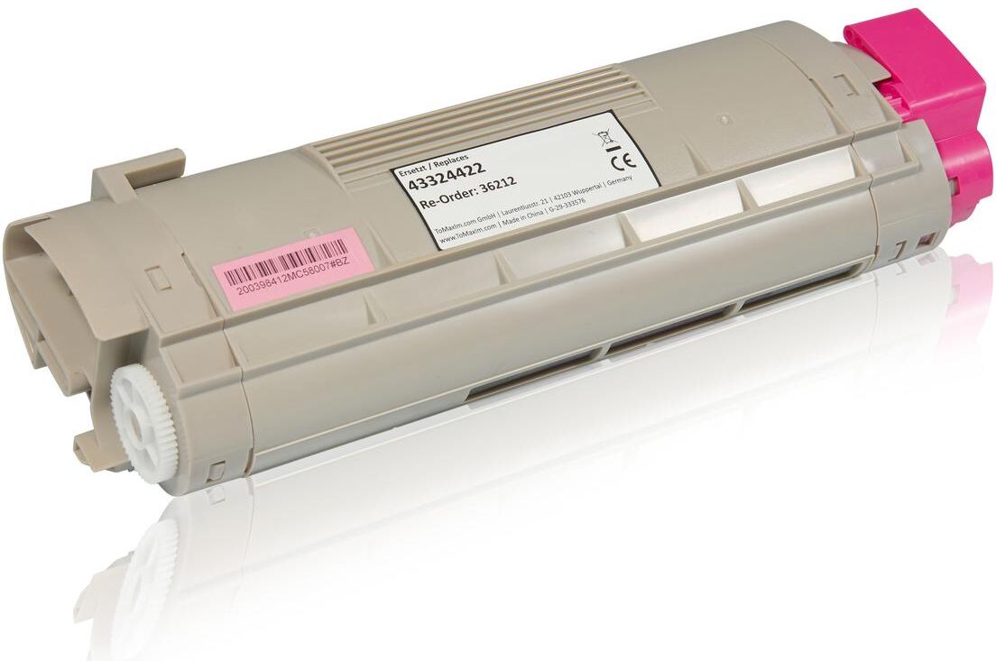 TonerPartner Kompatibel zu OKI 43324422 Toner magenta, 6.000 Seiten, 0,99 Rp pro Seite - ersetzt OKI 43324422 Tonerkartusche von TonerPartner