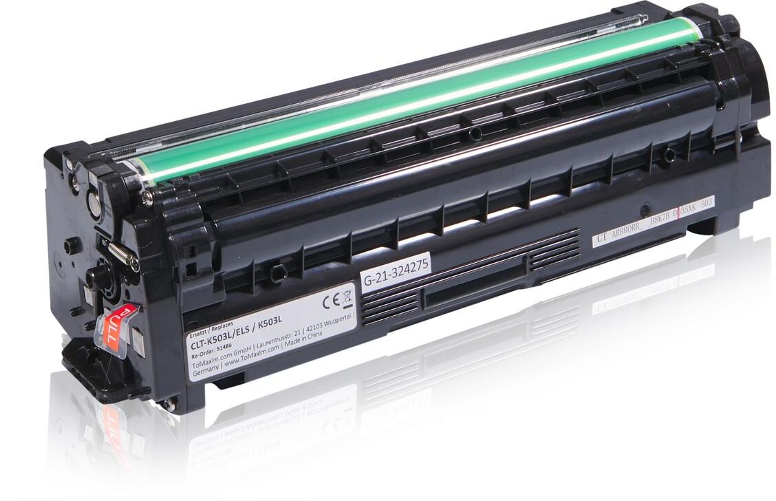 TonerPartner Kompatibel zu Samsung ProXpress C 3010 ND premium line Toner (K503L / CLT-K 503 L/ELS) schwarz, 8.000 Seiten, 1,33 Rp pro Seite von TonerPartner