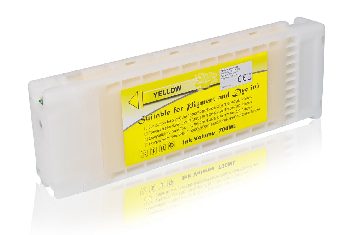 TonerPartner Kompatibel zu Epson SureColor SC-T 5200 PS Tintenpatrone (T6944 / C 13 T 694400) gelb, Inhalt: 700 ml von TonerPartner