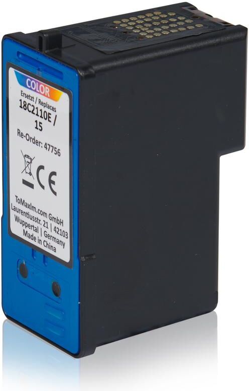 TonerPartner Kompatibel zu Lexmark Z 2320 Tintenpatrone (15 / 18C2110E) farbe, 175 Seiten, 13,23 Rp pro Seite, Inhalt: 24 ml von TonerPartner