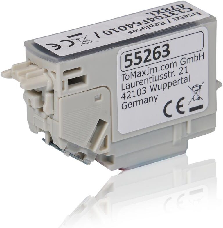 TonerPartner Kompatibel zu Epson 478XL / C 13 T 04F64010 Tintenpatrone grau, 900 Seiten, 2,29 Rp pro Seite, Inhalt: 13 ml von TonerPartner