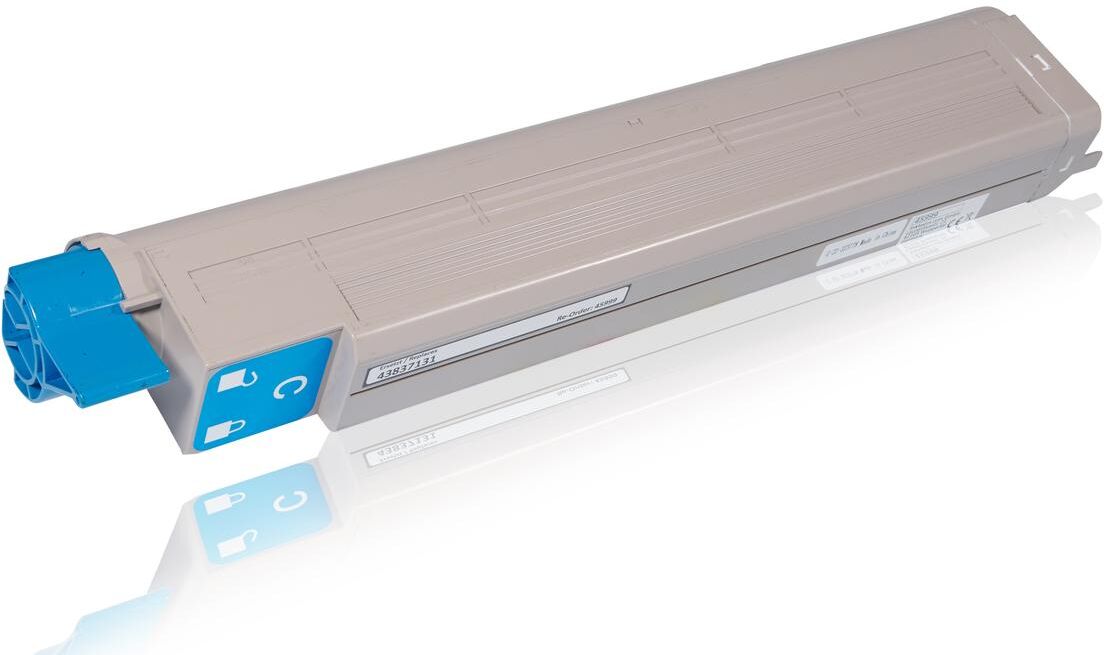 TonerPartner Kompatibel zu OKI C 9655 Series Toner (43837131) cyan, 22.000 Seiten, 0,48 Rp pro Seite von TonerPartner