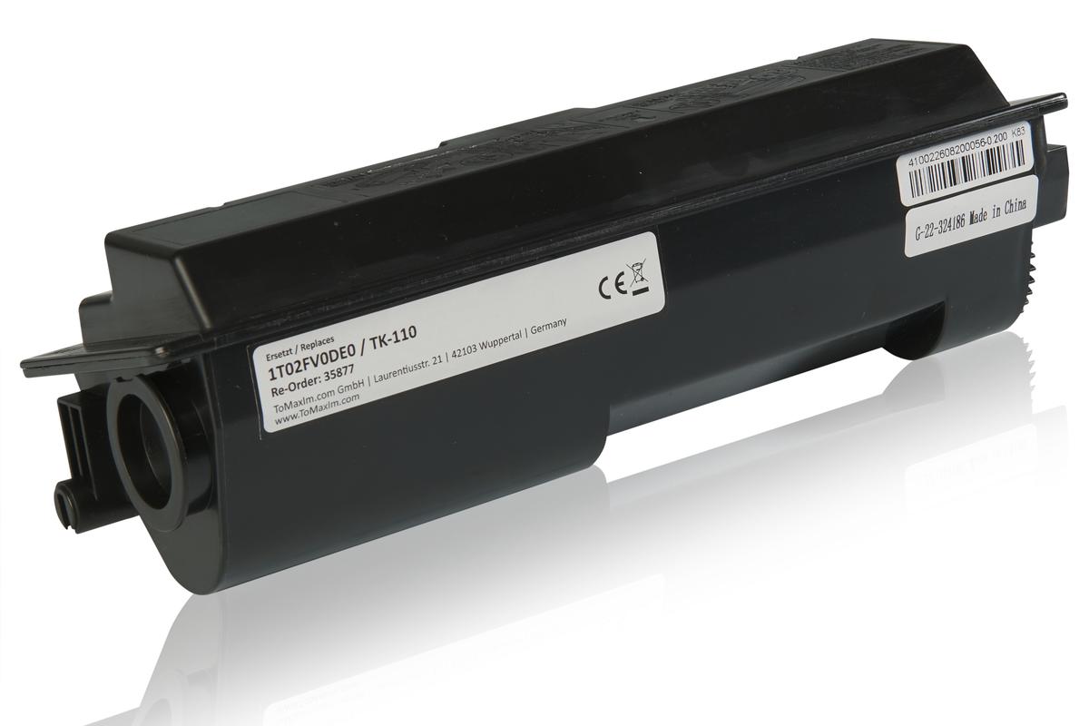 TonerPartner Kompatibel zu Kyocera/Mita TK-110 / 1T02FV0DE0 Toner schwarz, 6.000 Seiten, 0,59 Rp pro Seite von TonerPartner