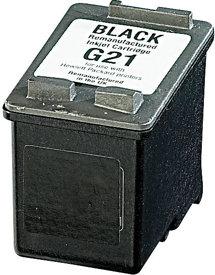 recycled / rebuilt by iColor Recycled Cartridge für HP (ersetzt C9351AE No.21), black HC 18ml