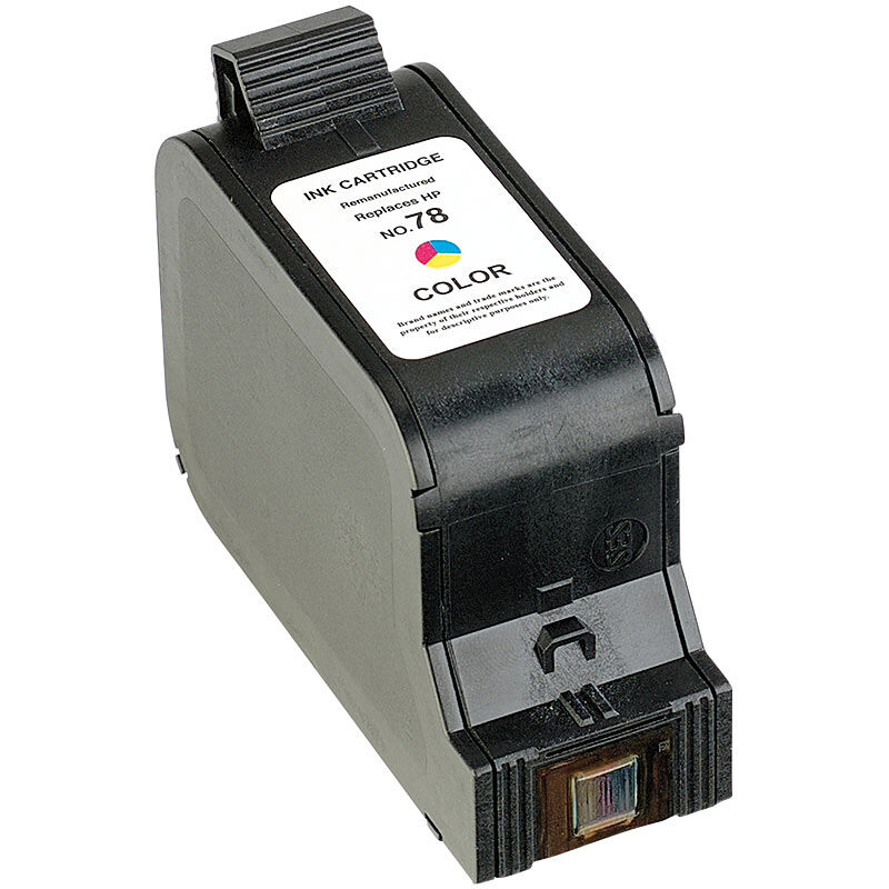 recycled / rebuilt by iColor Recycled Cartridge für HP (ersetzt C6578A No.78), color HC