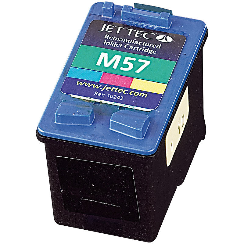 recycled / rebuilt by iColor Recycled Cartridge für HP (ersetzt C6657AE  No.57), color HC 24ml