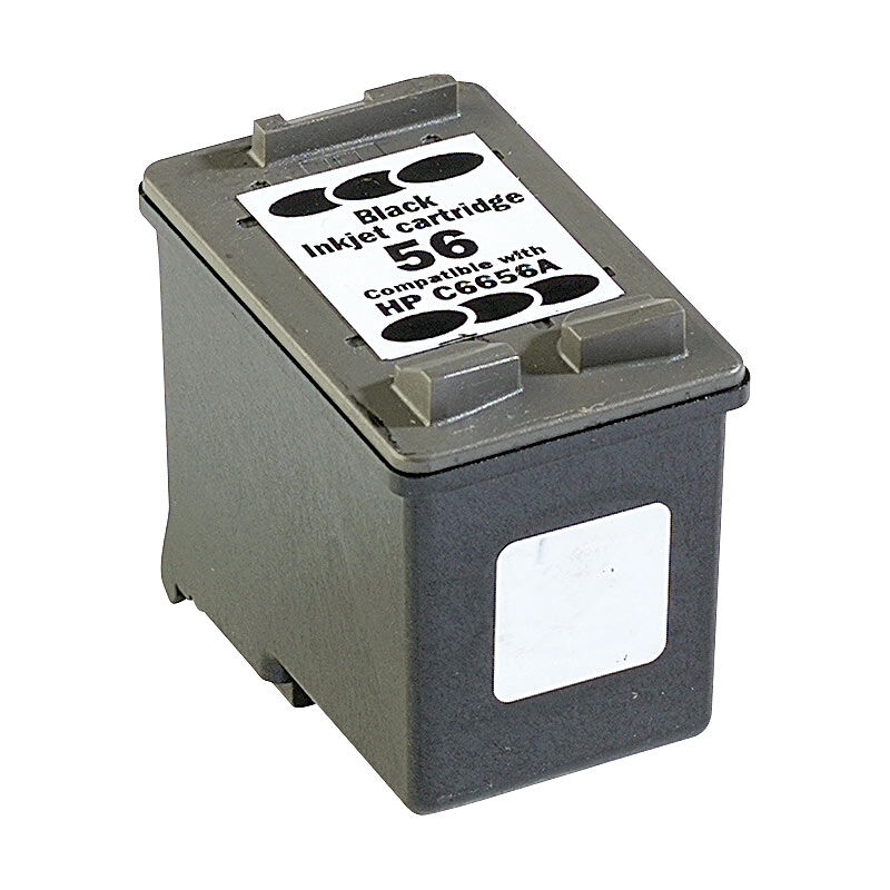 recycled / rebuilt by iColor Recycled Cartridge für HP (ersetzt C6656AE No.56), black
