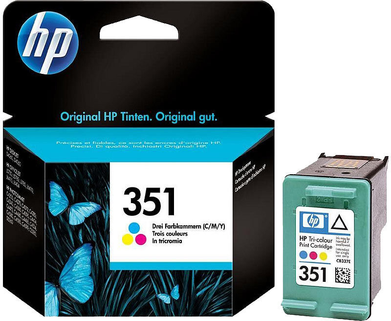 HP Original Tintenpatrone CB337EE (No.351), color