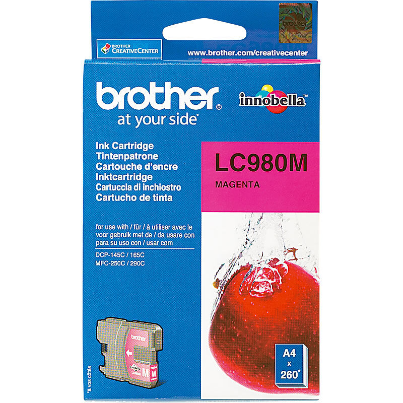 Brother Original Tintenpatrone LC980M, magenta