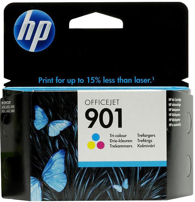 HP Original Tintenpatrone CC656AE (No.901) color