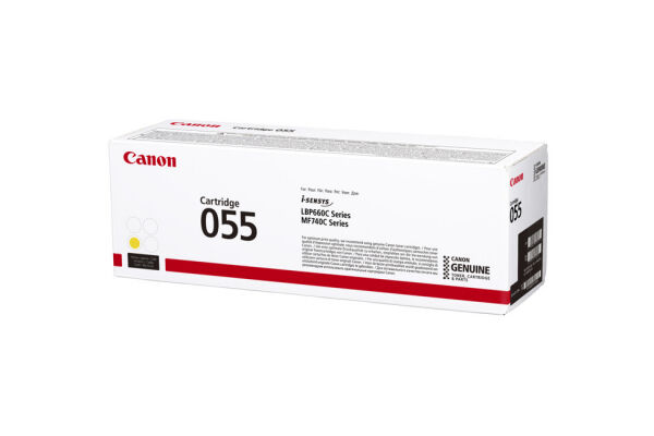 Canon Toner Cartridge 055 Y yellow