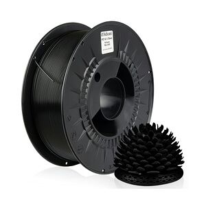 MIDORI® 3D Drucker 1,75mm PETG Filament 1kg Spule Rolle Premium Schwarz RAL9005