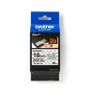 Brother TZe-Tape TZe-SE4 Safety-Band, Bandbreite: 18 mm