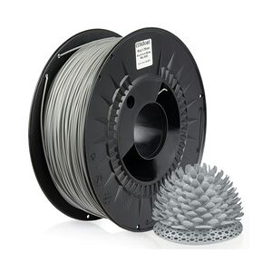 MIDORI® 3D Drucker 1,75mm PLA Filament 1kg Spule Rolle Premium Aluminium Weiß RAL9006