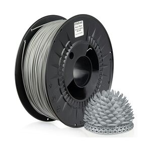 5 x MIDORI® 3D Drucker 1,75mm PLA Filament 1kg Spule Rolle Premium Aluminium Weiß RAL9006