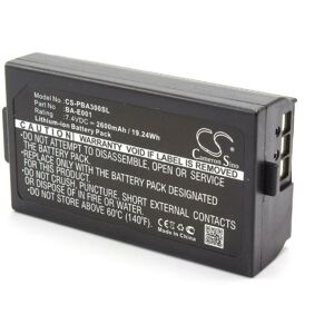 Akku kompatibel mit Brother P-Touch PT-H300, PT-H300LI Drucker Kopierer Scanner Etiketten-Drucker (2600mAh, 7,4V, Li-Ion) - Vhbw
