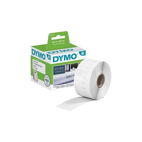 DYMO Endlosetikettenrolle für Etikettendrucker 1983172 weiß, 36,0 x 89,0 mm, 1 x 260 Etiketten