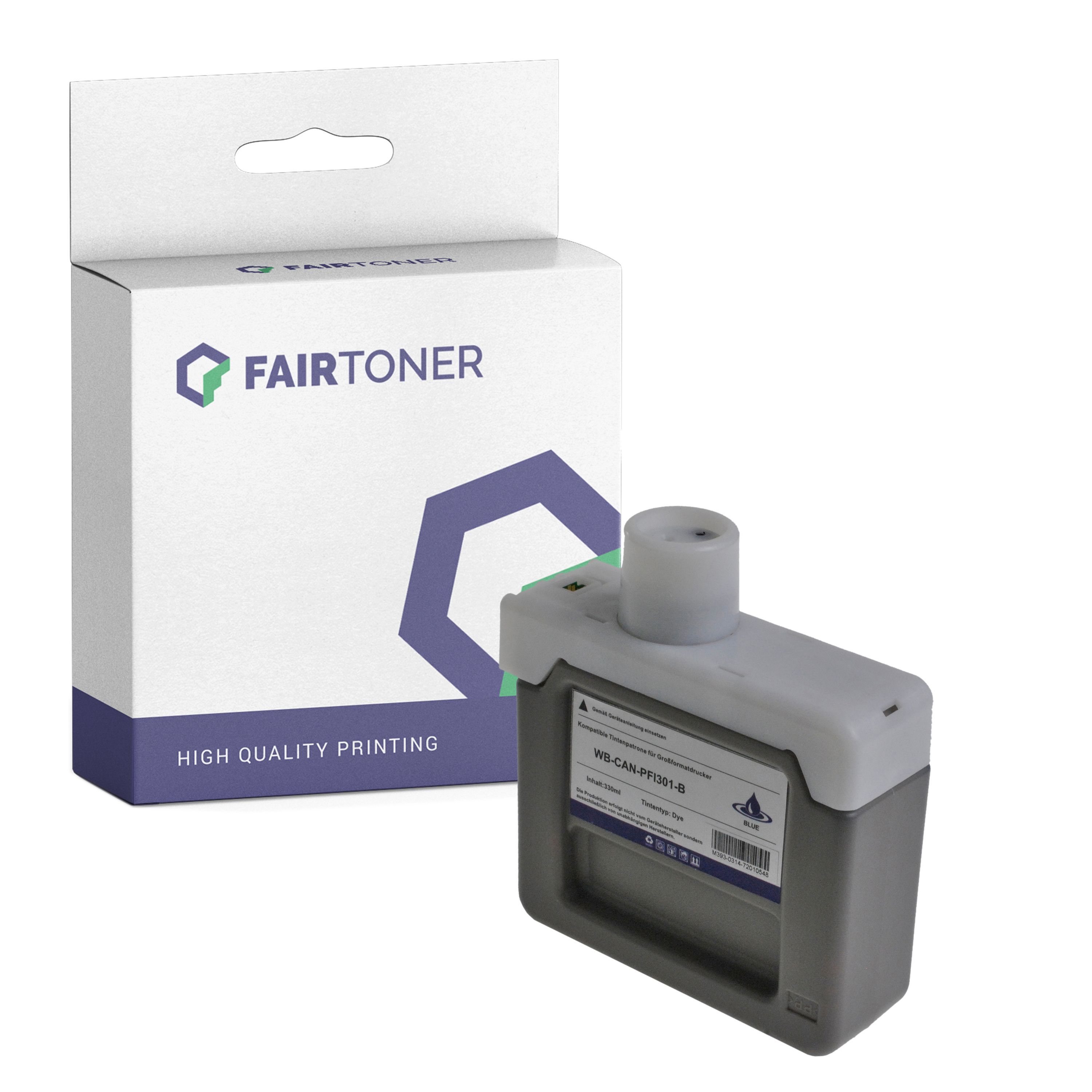 FairToner Kompatibel zu Canon imagePROGRAF IPF 8100 (1494B001 / PFI-301B) Druckerpatrone Blau