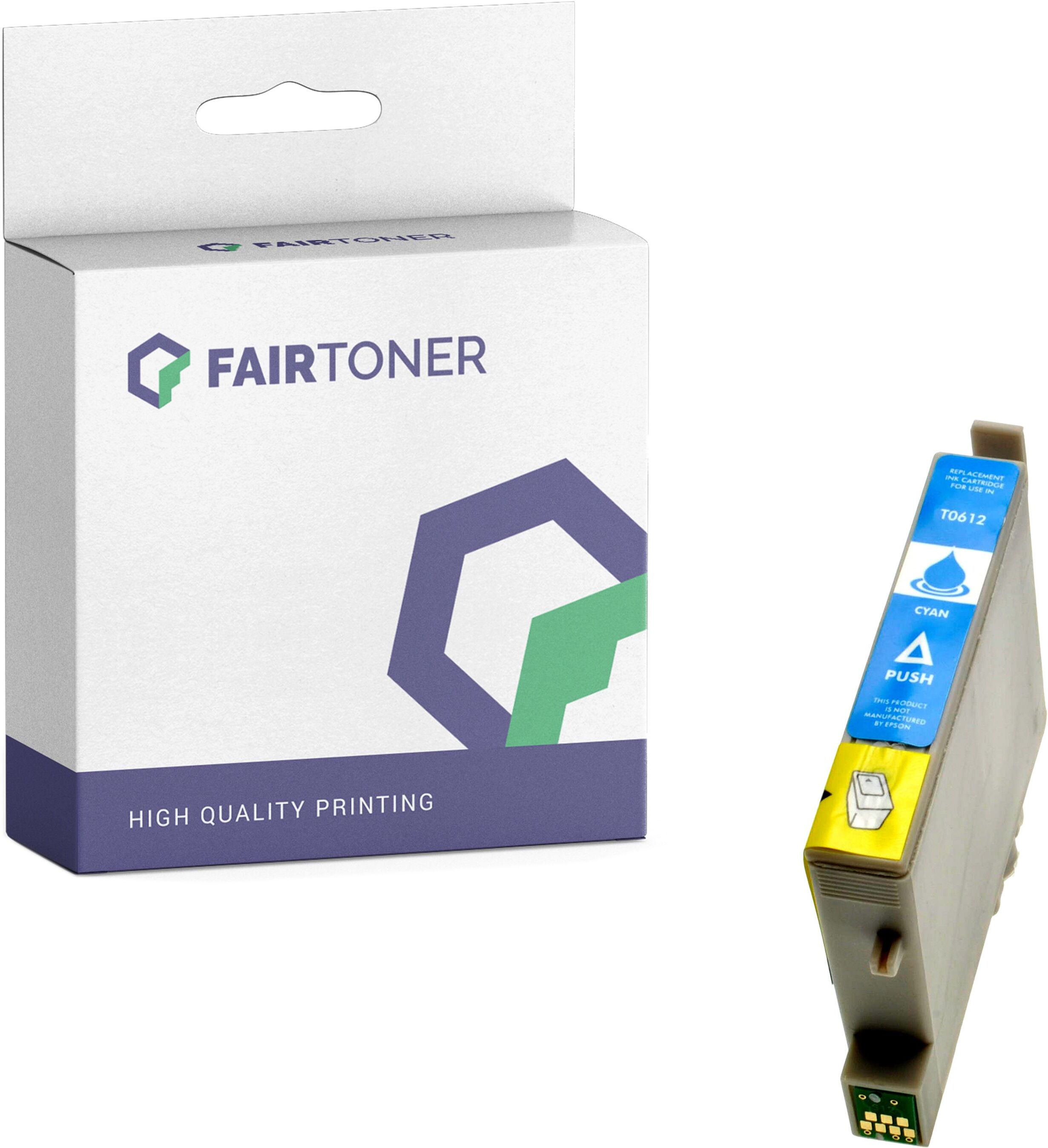 FairToner Kompatibel zu Epson Stylus D 68 (C13T06124010 / T0612) Druckerpatrone Cyan