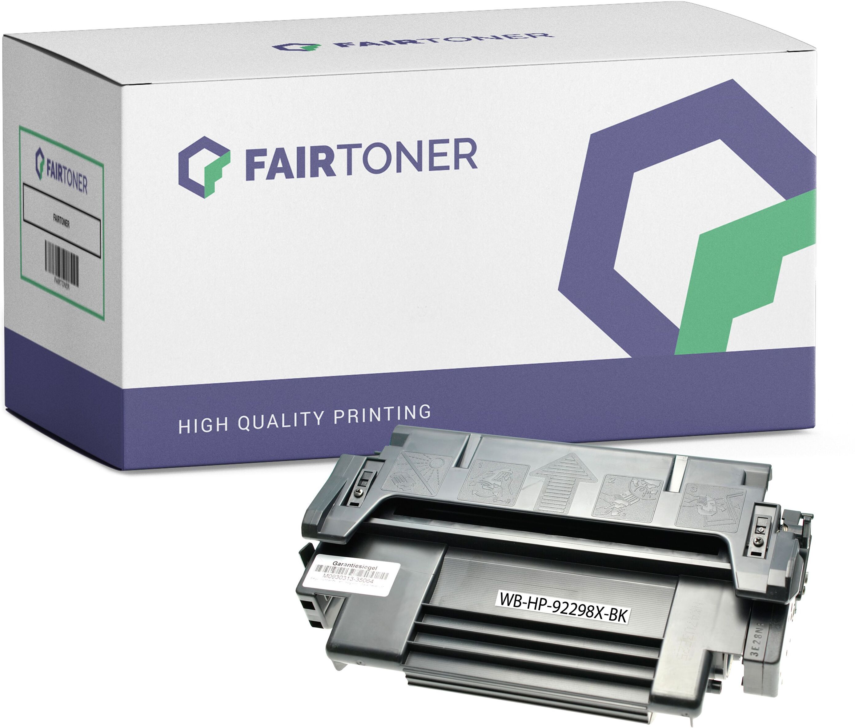 FairToner Kompatibel zu Canon LBP-ZX (92298X / 98X) Toner Schwarz