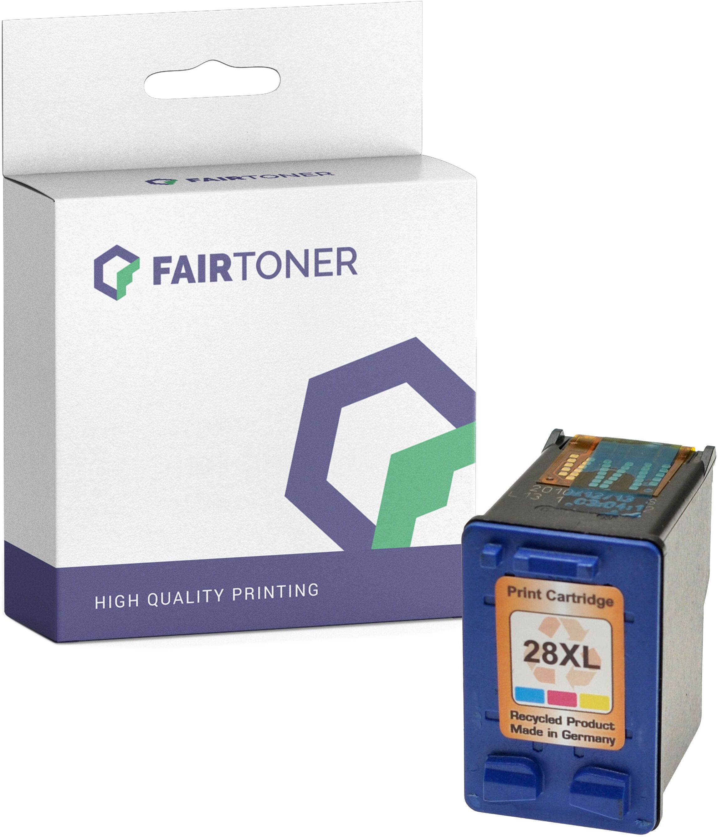 FairToner Kompatibel zu HP OfficeJet 4214 (C8728AE / 28) Druckerpatrone Color