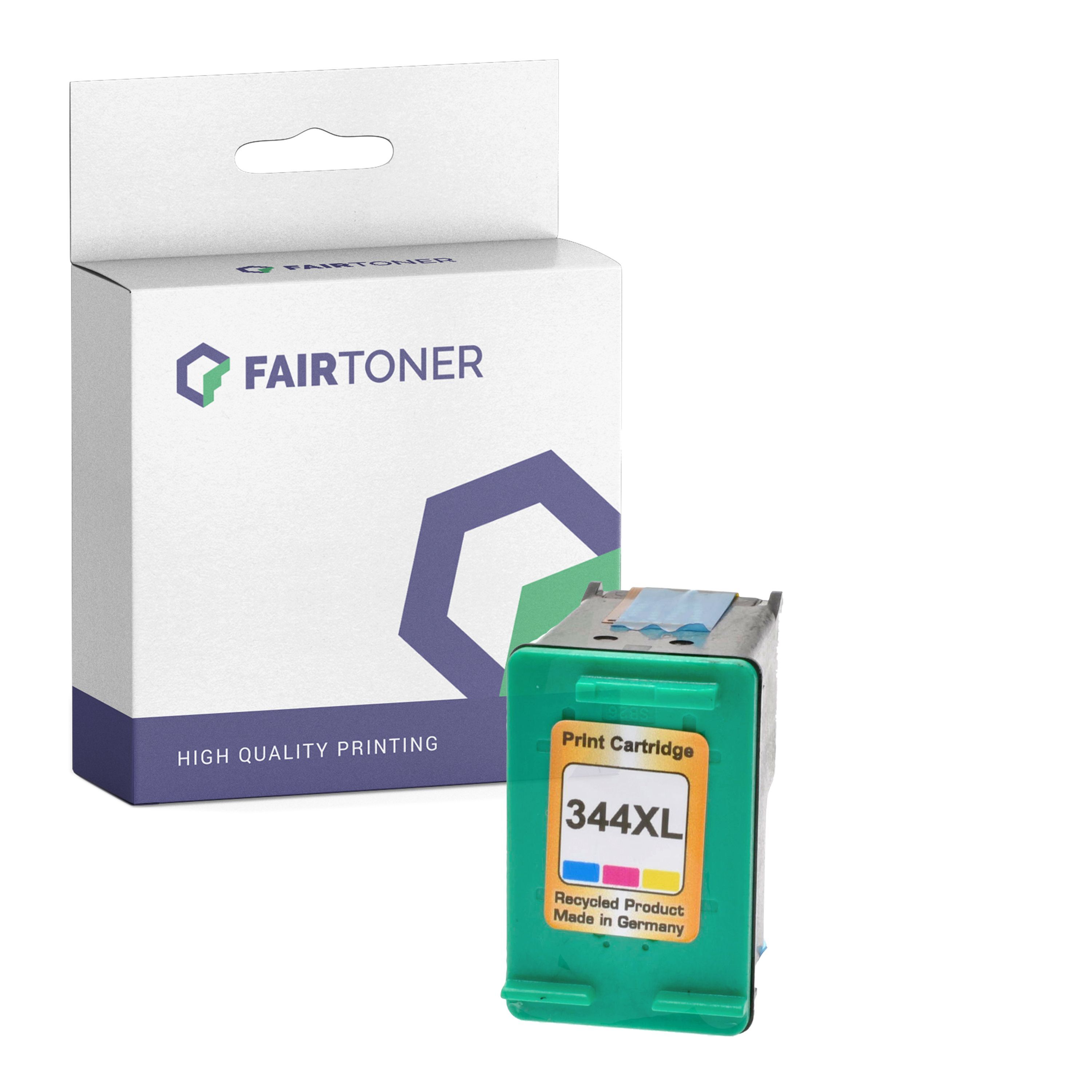 FairToner Kompatibel zu HP PhotoSmart 8700 Series (C9363EE / 344) Druckerpatrone Color