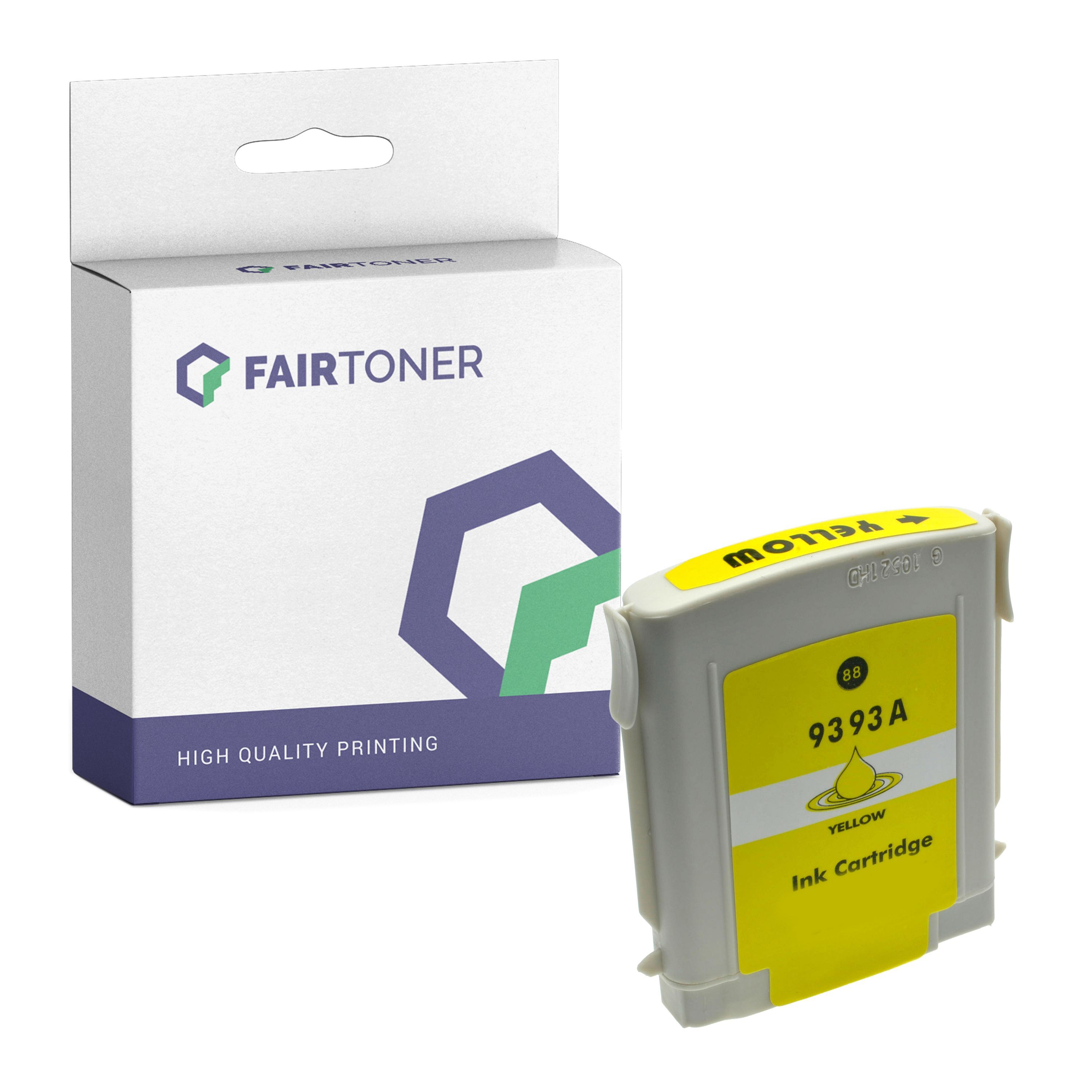 FairToner Kompatibel zu HP OfficeJet Pro K 8600 Series (C9393AE / 88XL) Druckerpatrone Gelb