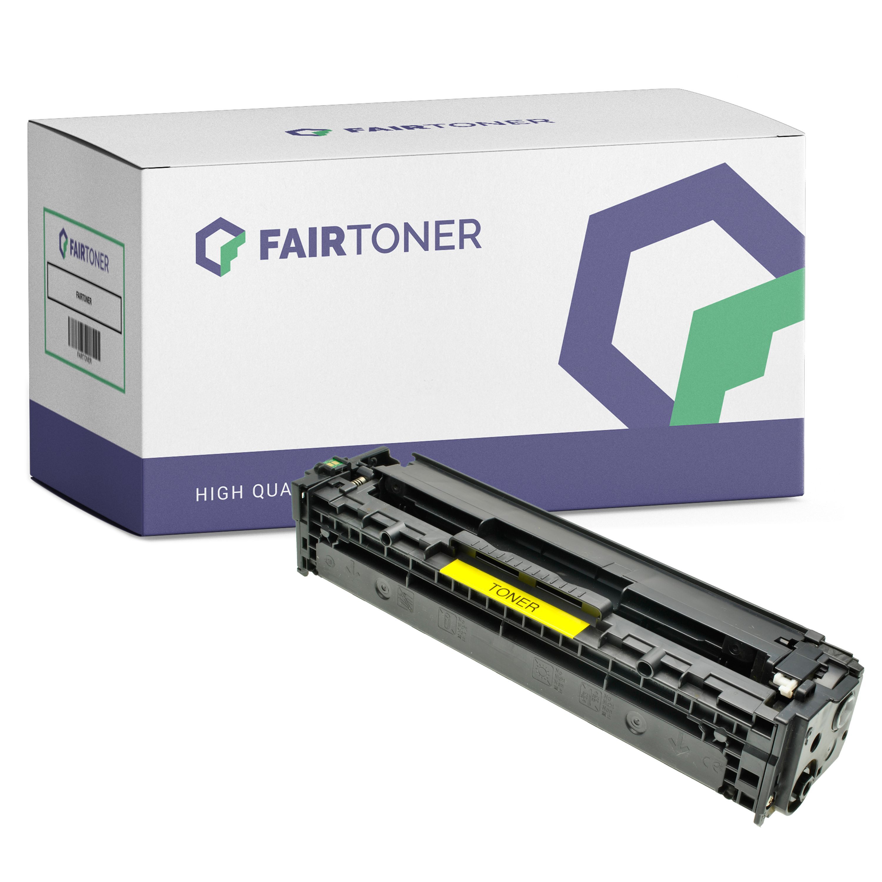 FairToner Kompatibel zu HP Color LaserJet CM 1512 H (CB542A / 125A) Toner Gelb