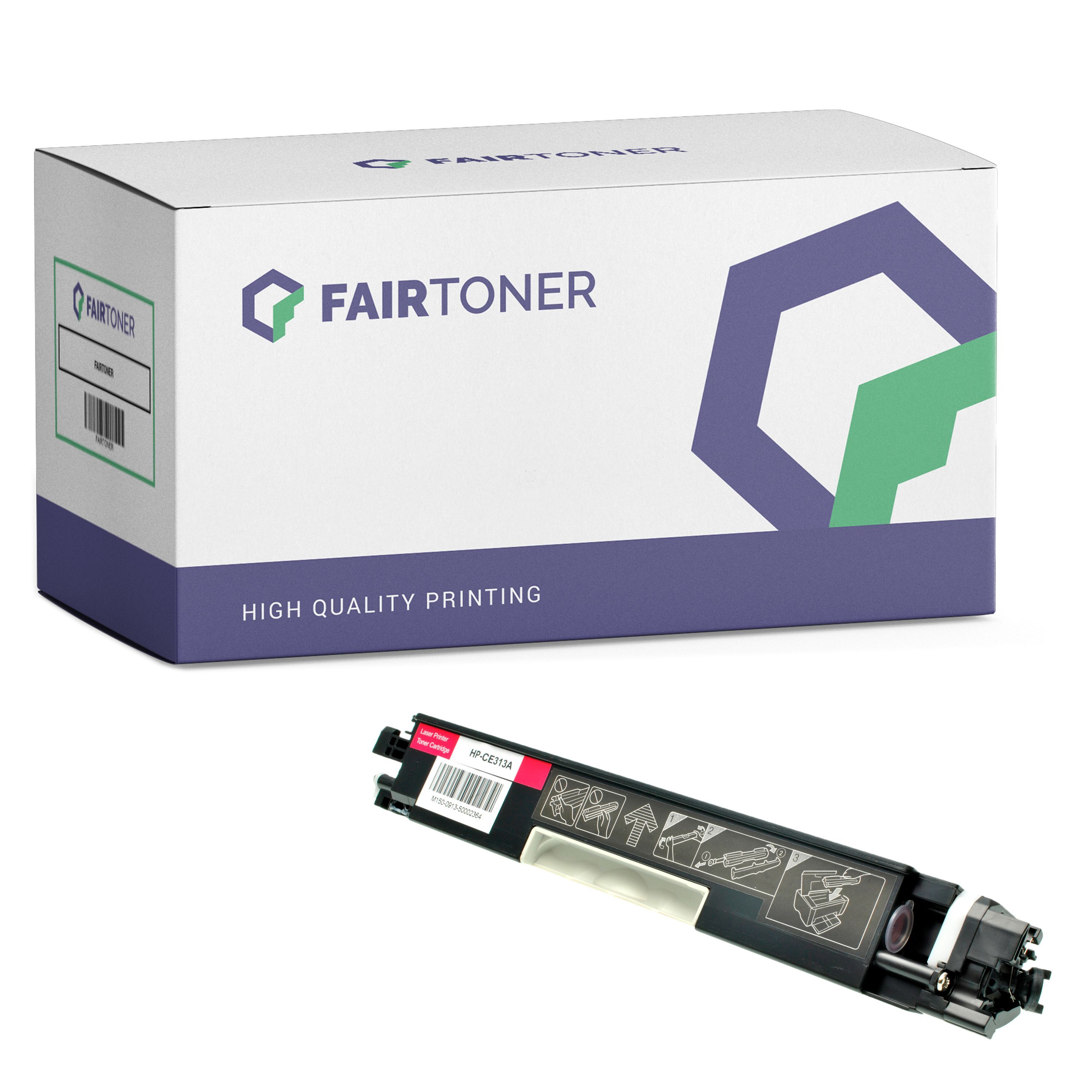 FairToner Kompatibel zu HP Color LaserJet Pro CP 1026 nw (CE313A / 126A) Toner Magenta