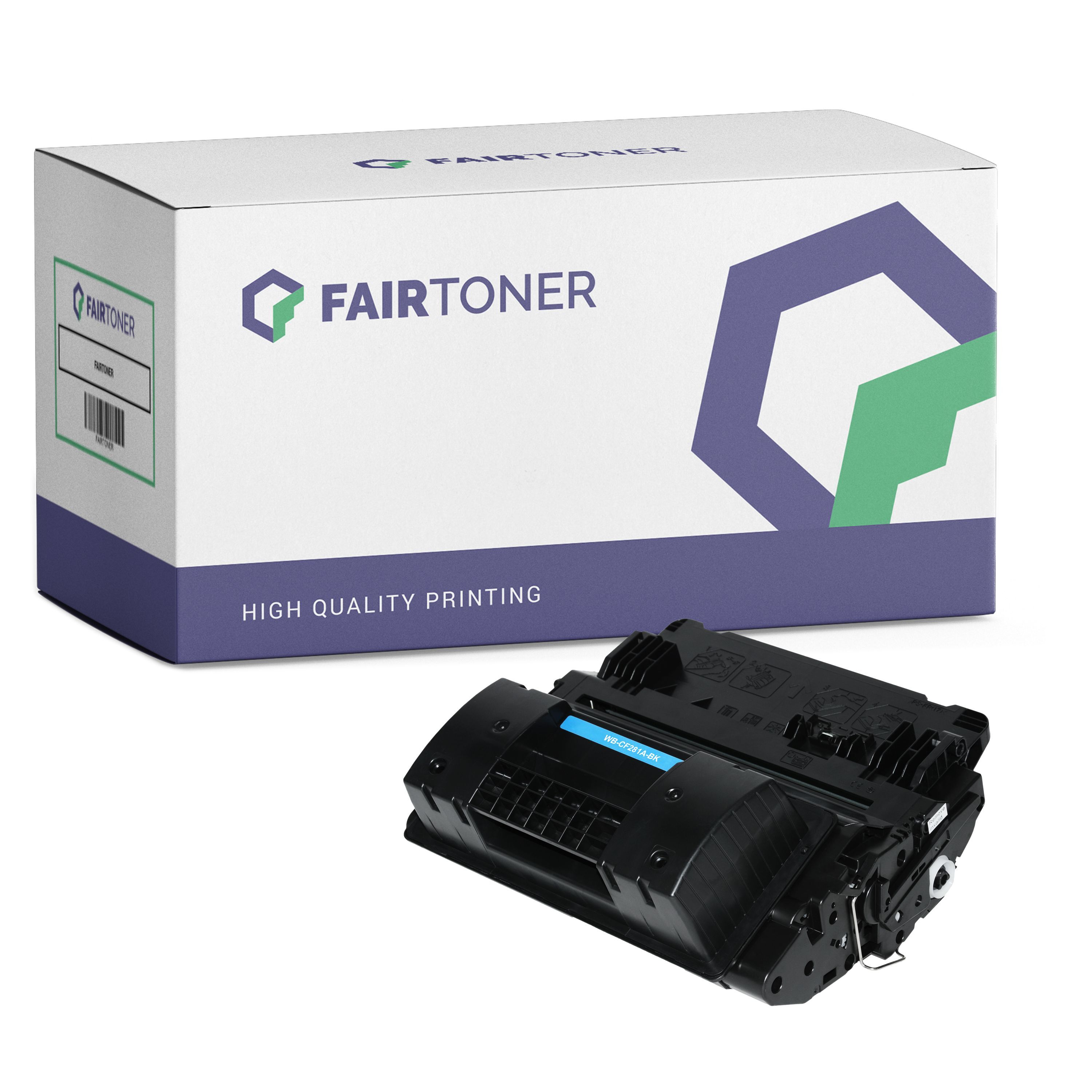 FairToner Kompatibel zu HP LaserJet Enterprise M 630 dn (CF281A / 81A) Toner Schwarz