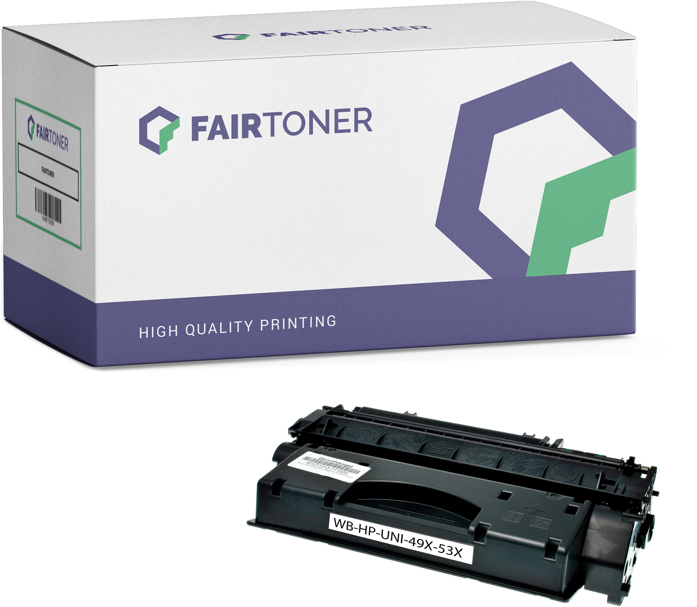 FairToner Kompatibel zu HP LaserJet 1320 (Q5949X / 49X) Toner Schwarz