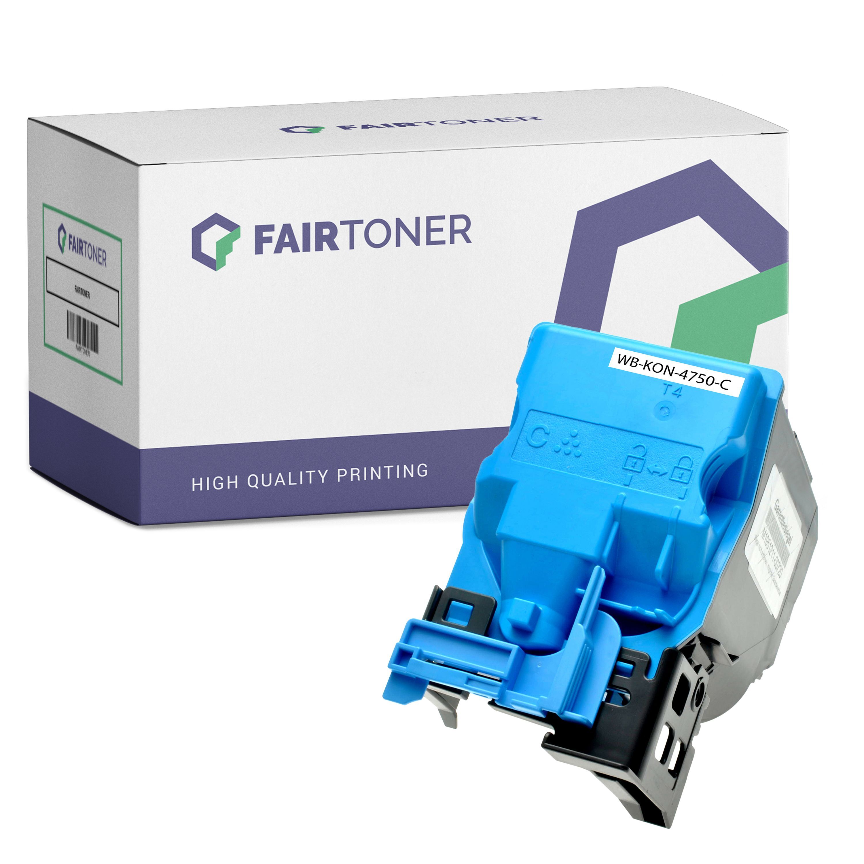 FairToner Kompatibel zu Konica Minolta Magicolor 4750 EN (A0X5450 / TNP-18C) Toner Cyan