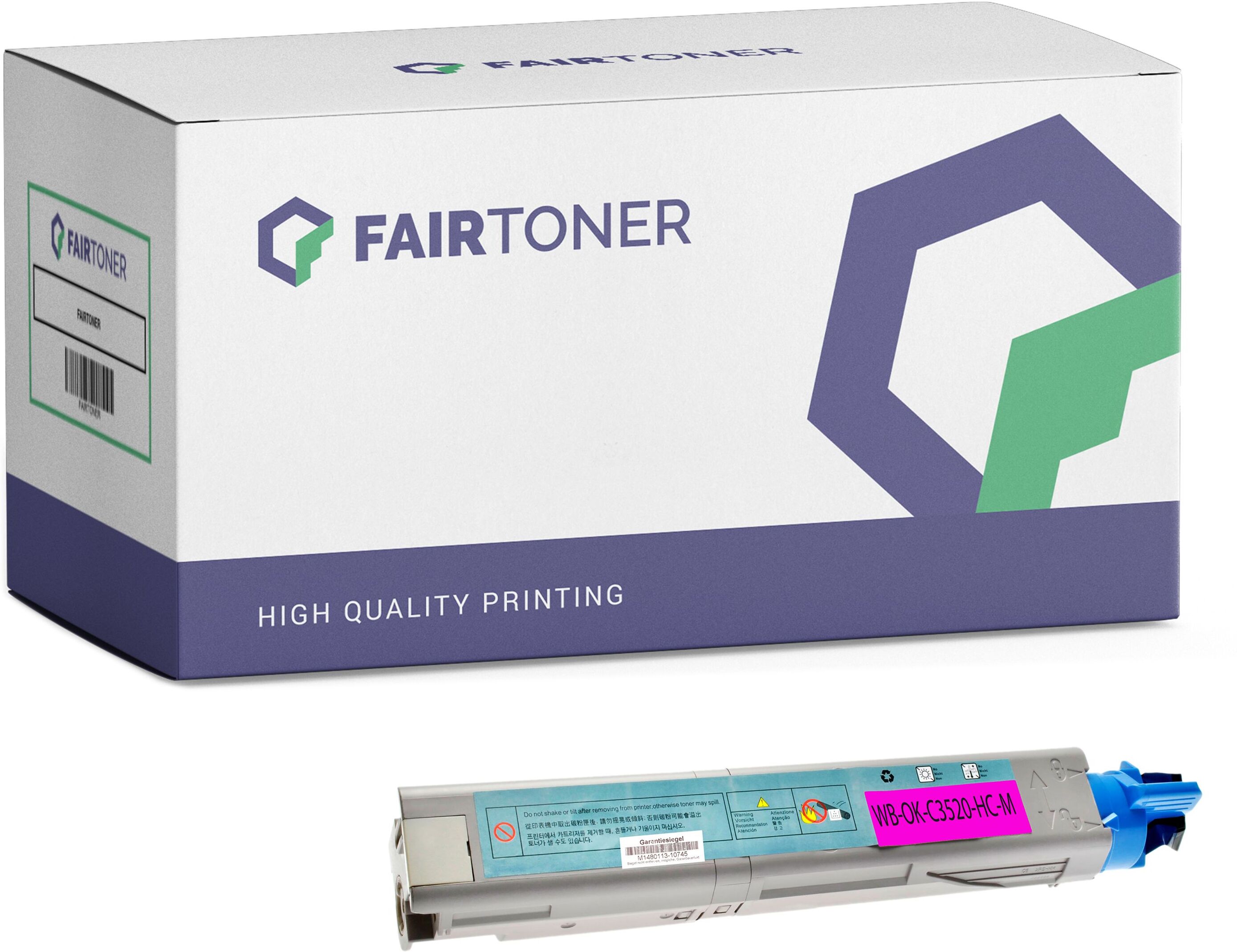 FairToner Kompatibel zu OKI C 3600 N (43459330) Toner Magenta