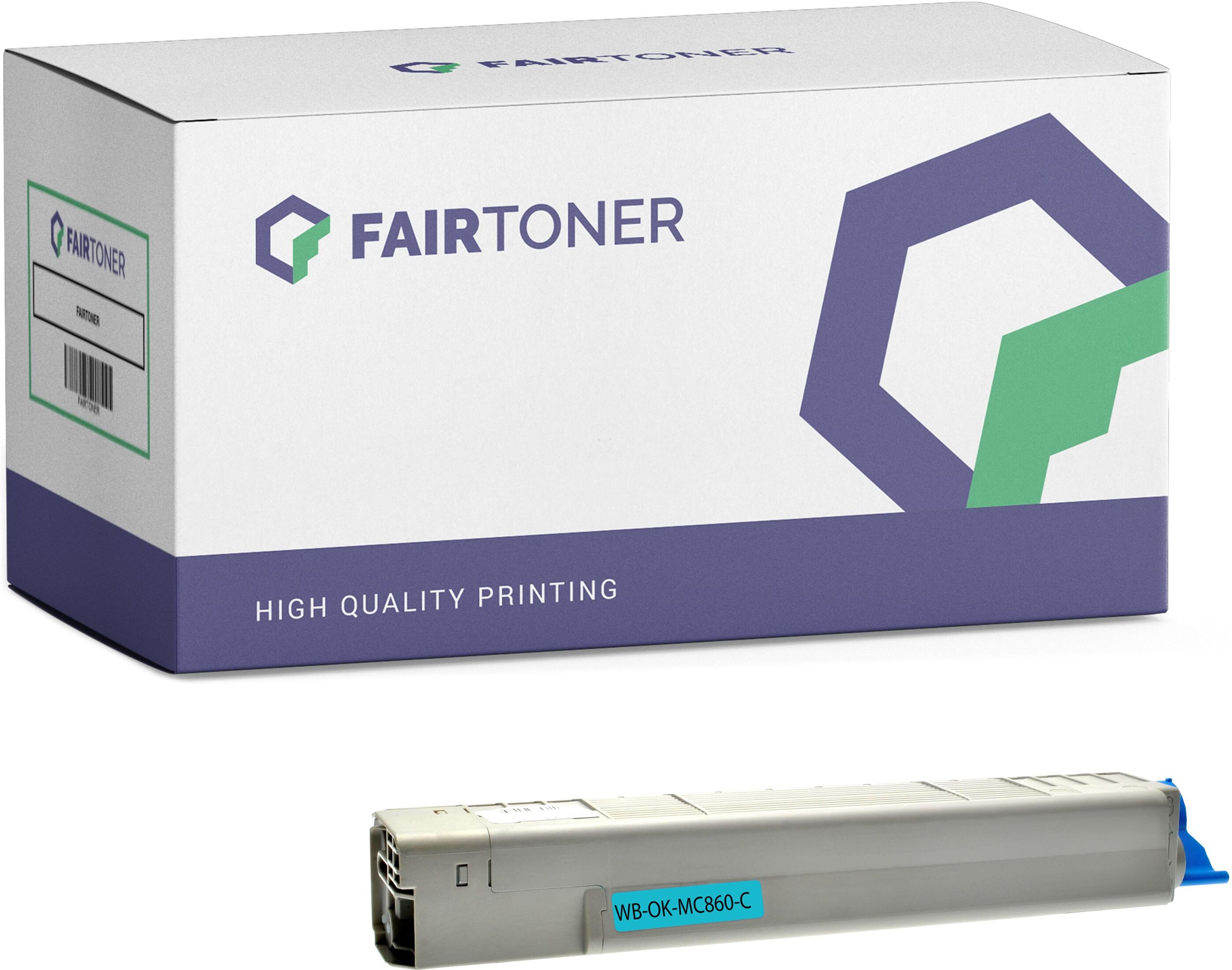 FairToner Kompatibel zu OKI MC 860 CDXN (44059211) Toner Cyan