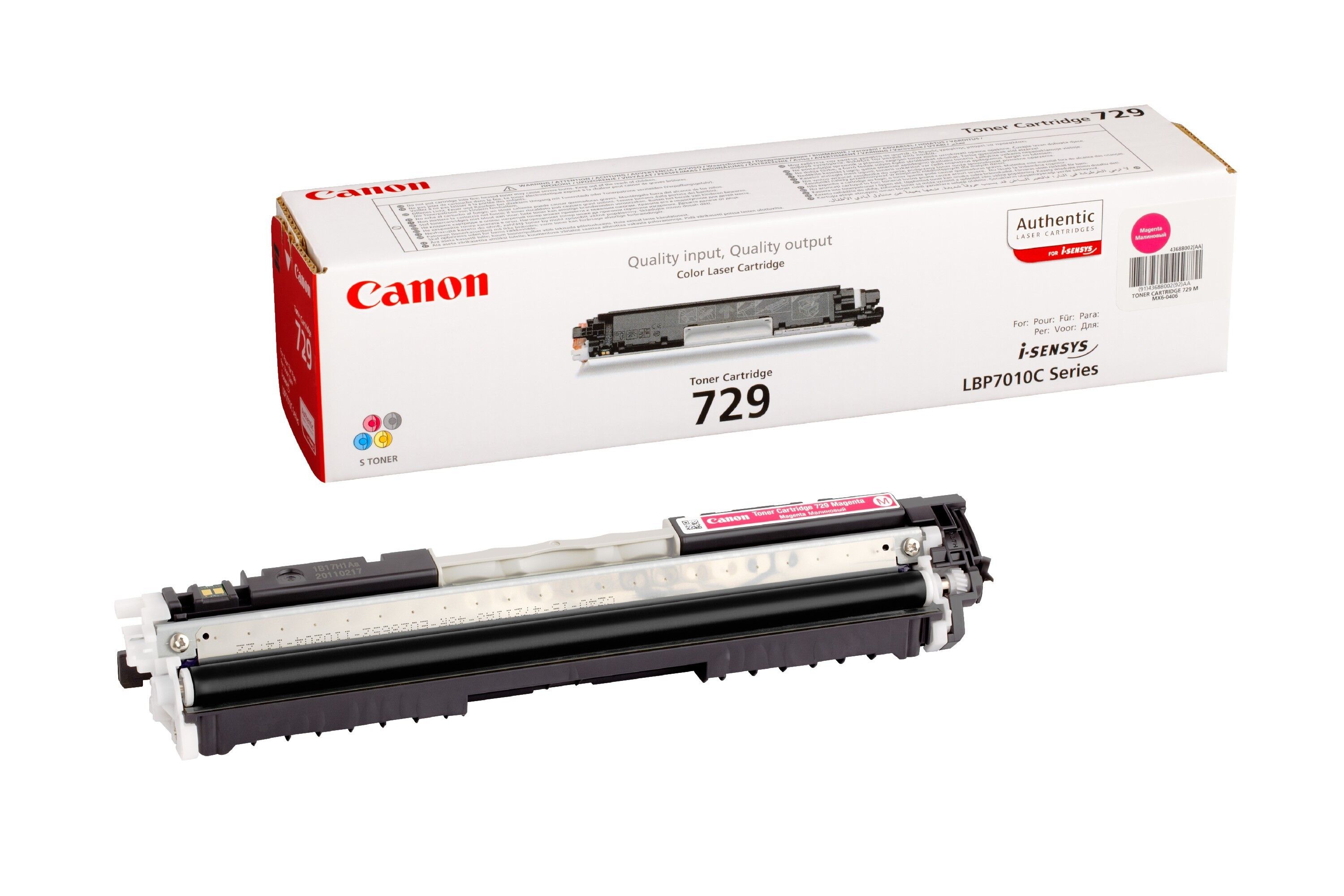 Canon Original Canon i-SENSYS LBP-7018 c (4368B002 / 729M) Toner Magenta