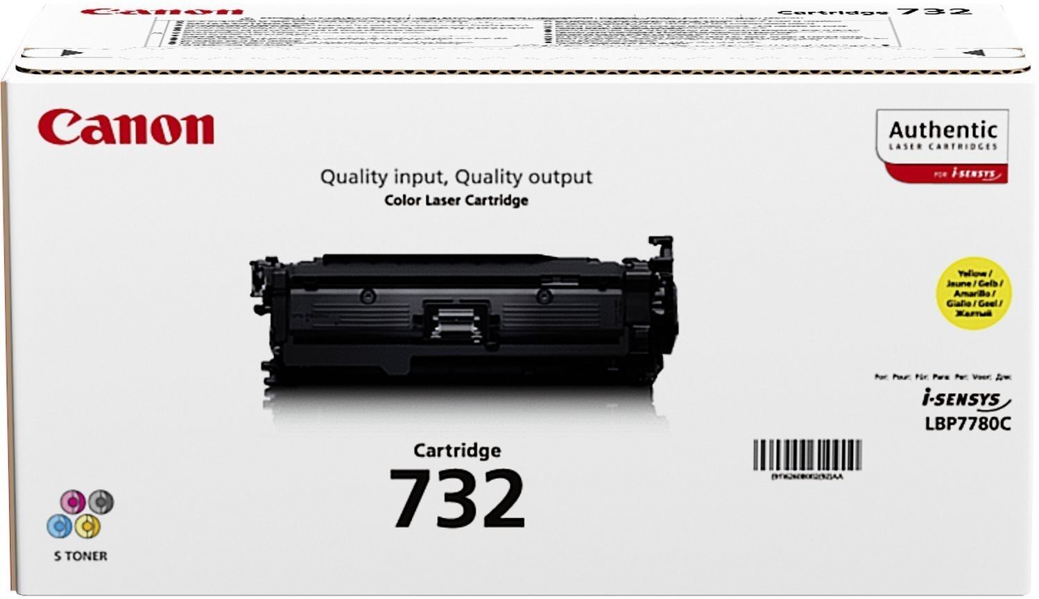 Canon Original Canon i-SENSYS LBP-7780 cdn (6260B002 / 732Y) Toner Gelb