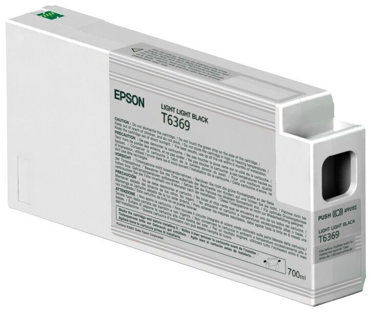 Epson Original Epson Stylus Pro 7890 (C13T636900 / T6369) Druckerpatrone Schwarz Hell Hell