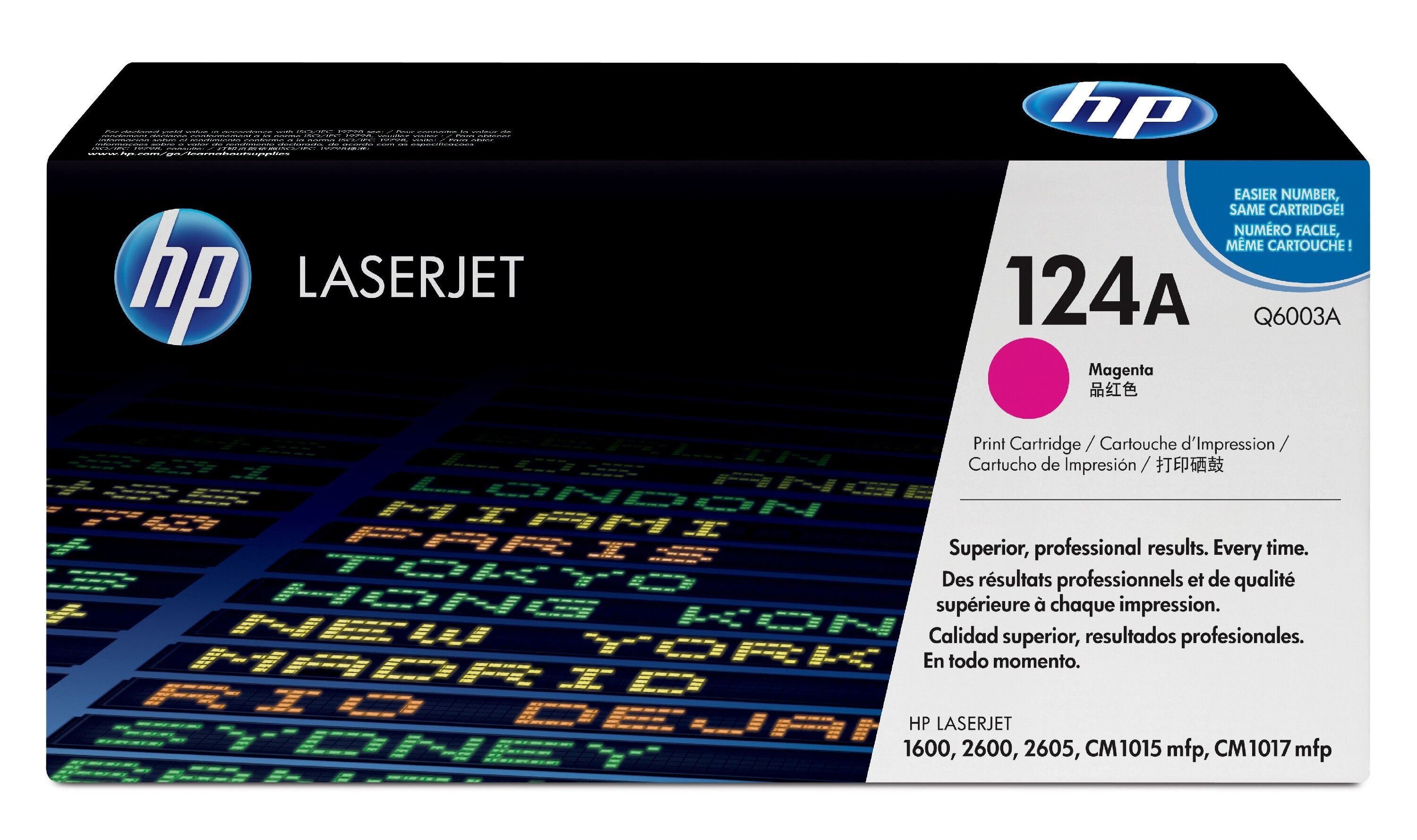 HP Original HP Color LaserJet CM 1015 (Q6003A / 124A) Toner Magenta