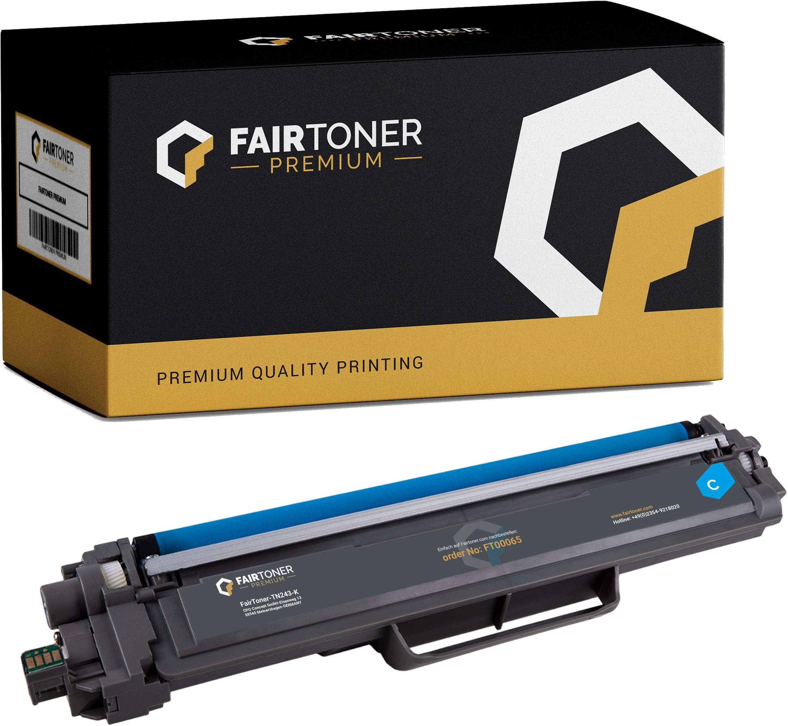 FairToner Premium kompatibel zu Brother DCP-L 3500 Series (TN-243C) Toner Cyan