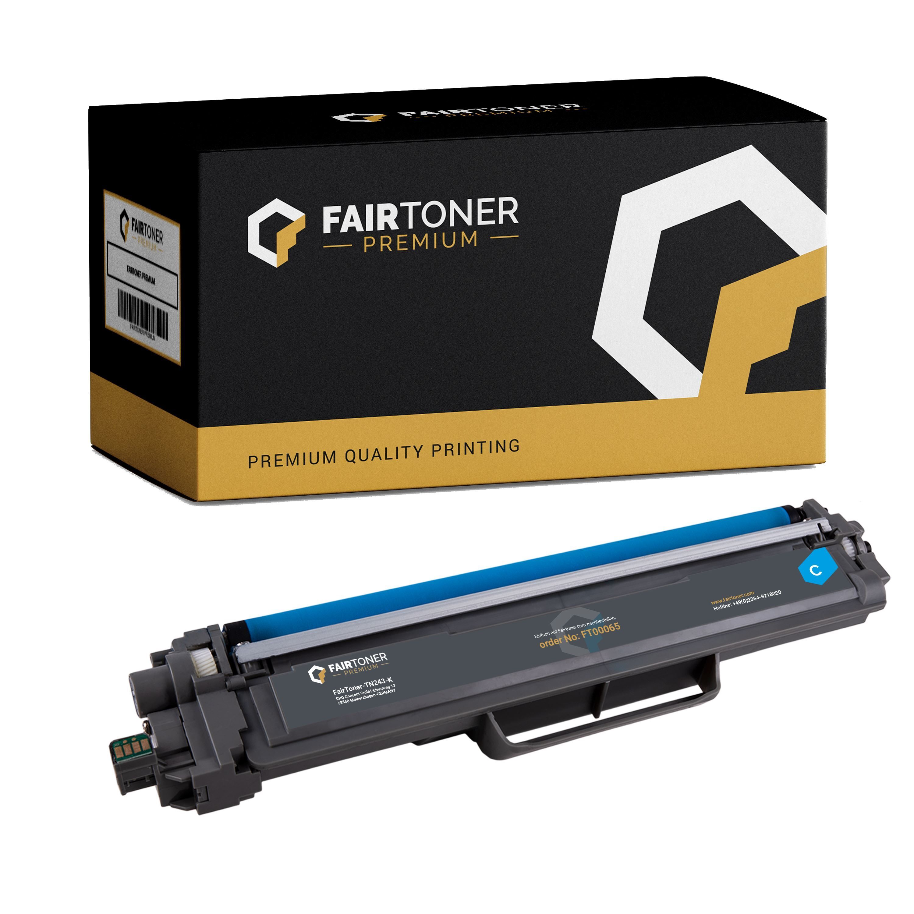 FairToner Premium kompatibel zu Brother HL-L 3210 CW (TN-243C) Toner Cyan