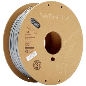 Polymaker 70824 PolyTerra PLA Filament PLA-plast med lavere kunststofindhold 1.75 mm 1000 g Grå (mat) 1 stk